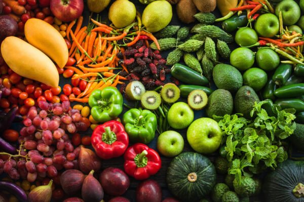 Rich Fresh Fruits & Vegetables